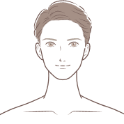 青ヒゲの影を消して、明るく清潔な第一印象にしたい。